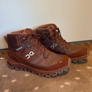 On Cloudrock Waterproof Mid Hiking Boots